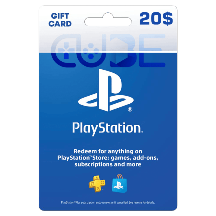 خرید گیفت کارت 20 دلاری پلی استیشن خرید گیفت کارت 20 دلاری پلی استیشن