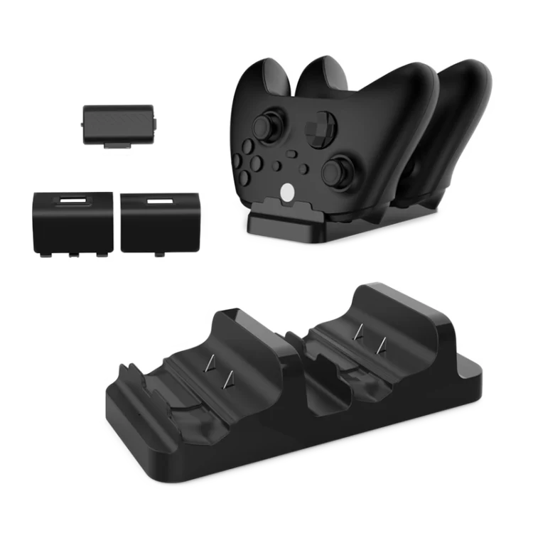 پایه شارژر مشکی دوتایی بدون چراغ دوبی ایکس باکس سری ایکس مدل TYX-532X - Image 5