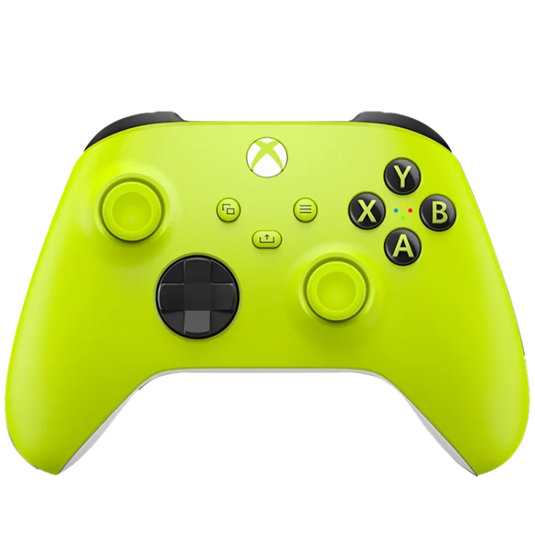 Xbox-series-sx-wireless-controller-electric-volt-front کنترلر اکس باکس سری فسفری