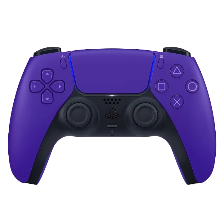 ps5-play-station-5-wireless-galantic-purple-controller-front کنترلر دوال سنس پلی استیشن بنفش