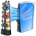 فن خنک کننده PS5 فت آر جی بی دار  مدل HHC-P5032 - Image 3