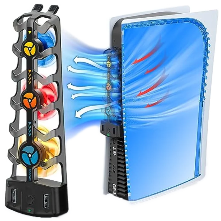 فن خنک کننده PS5 فت آر جی بی دار  مدل HHC-P5032 - Image 3