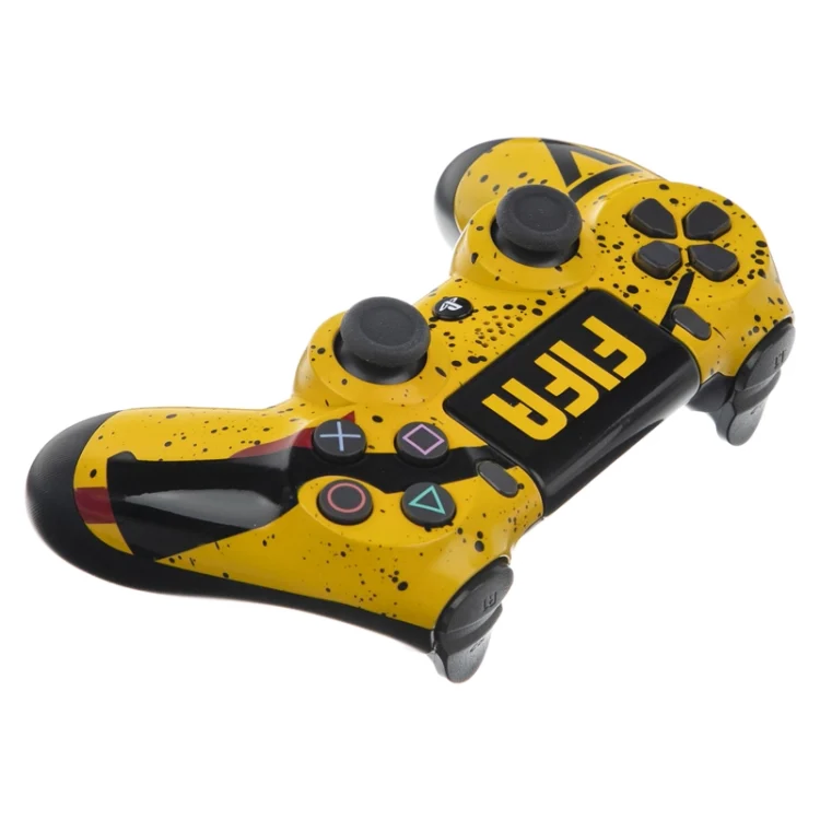 کنترلر دوال شاک پلی استیشن 4 های کپی طرح فیفا زرد - Image 2
