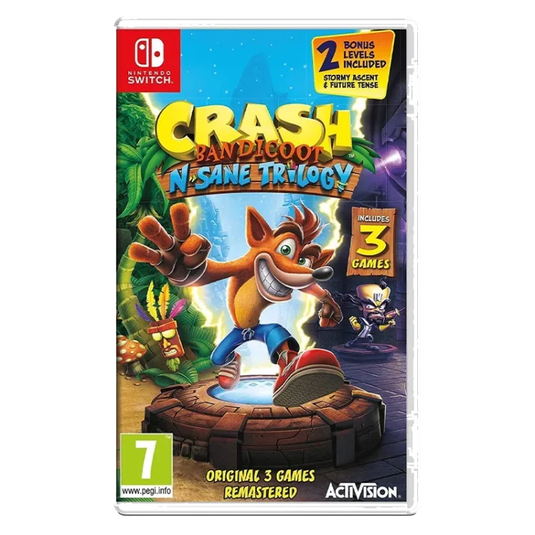 خرید بازی Crash Bandicoot N. Sane Trilogy برای نینتندو سوییچ