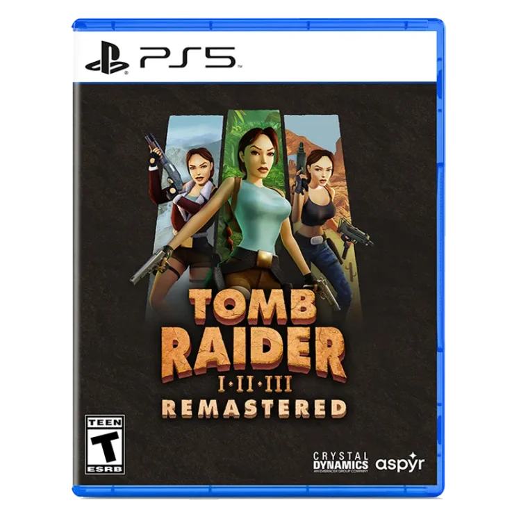 دیسک بازی Tomb Raider 1▪︎2▪︎3 Remastered برای PS5 پلمپ