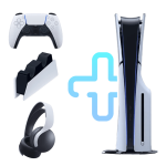 خرید PS5 اسلیم استاندارد با شارژر و هدست