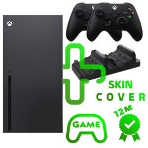 خرید Xbox Series X دو دسته با باتری و بازی و ضمانت