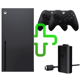 خرید Xbox Series X دو دسته با باتری شارژی اورجینال