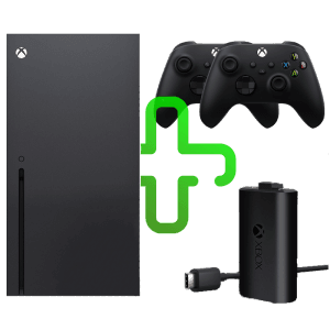 خرید Xbox Series X دو دسته با باتری شارژی اورجینال