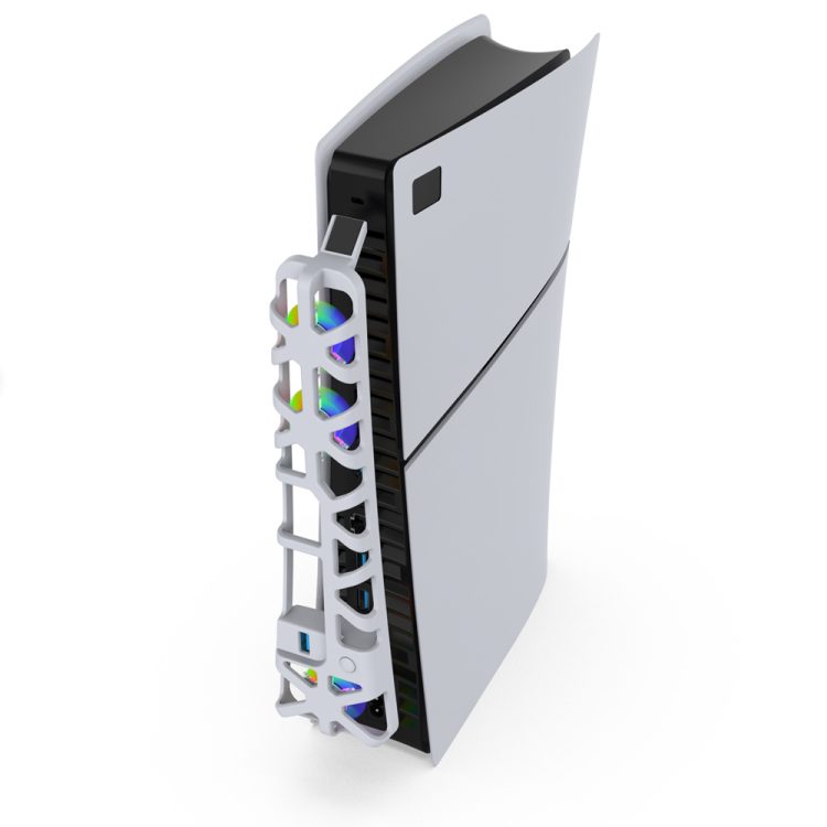 خرید فن خنک کننده اتوماتیک RGB دار PS5 Slim مدل DOBE - Image 3