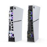 خرید فن خنک کننده اتوماتیک RGB دار PS5 Slim مدل DOBE - Image 2